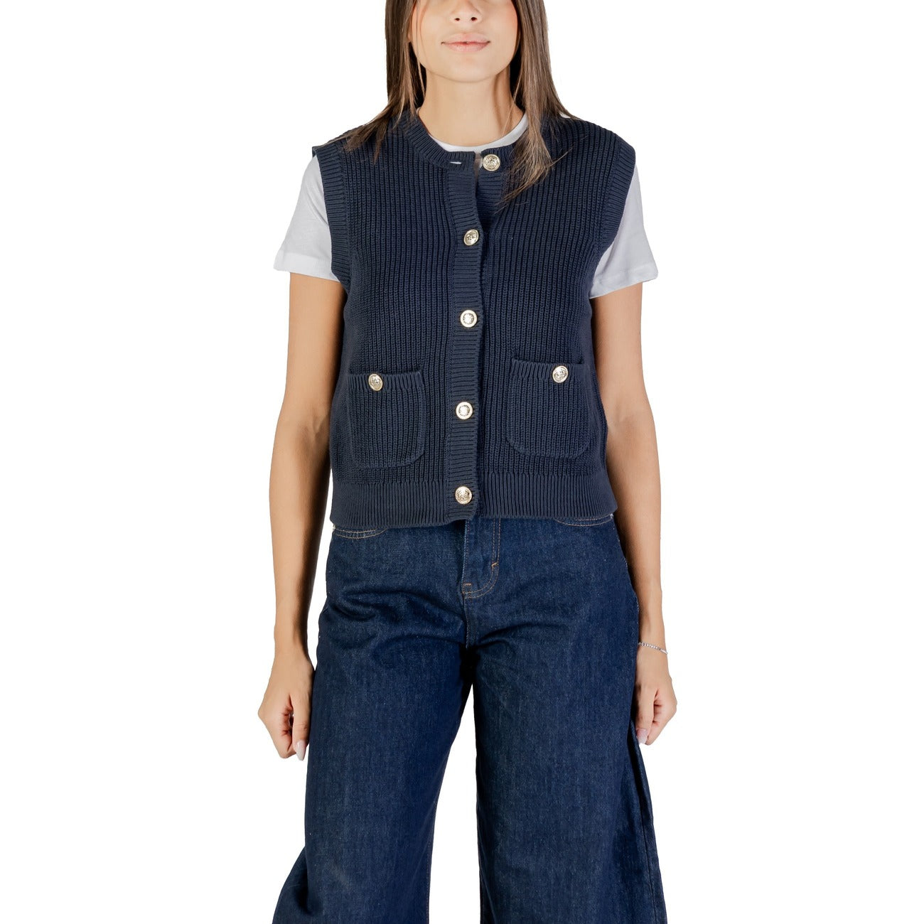 Jacqueline De Yong Gilet Donna