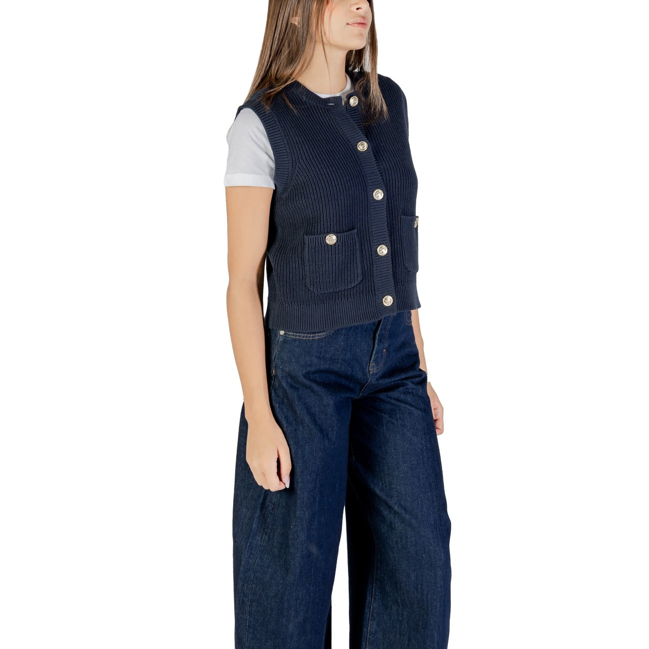 Jacqueline De Yong Gilet Donna